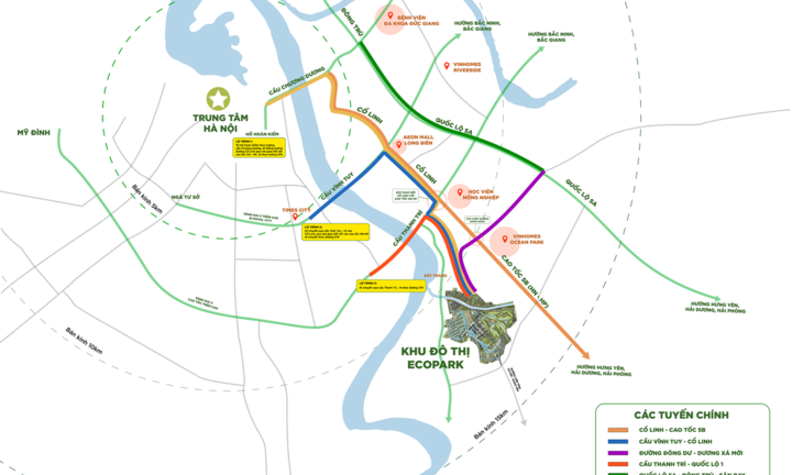 Bất động sản Hà Nội đang dịch chuyển về phía Đông Nam