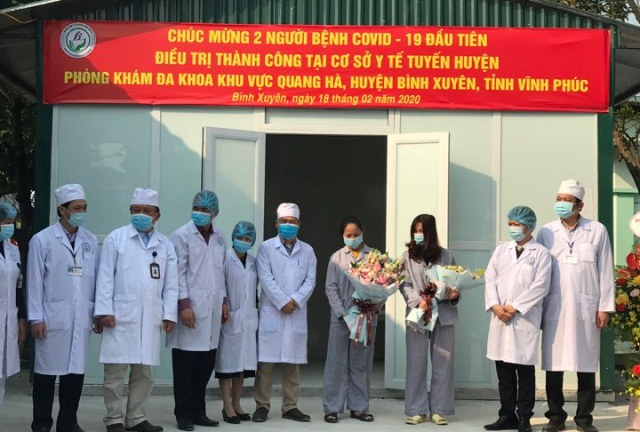 Thêm 2 bệnh nhân nhiễm Covid-19 ở Vĩnh Phúc xuất viện 