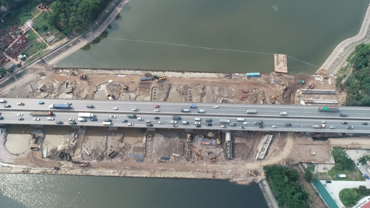 Video: Toàn cảnh dự án 340 tỷ đồng xây cầu qua hồ Linh Đàm 