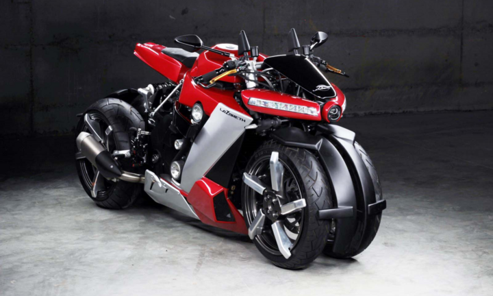 Siêu mô tô Lazareth LM 410 đắt ngang xe hơi cao cấp