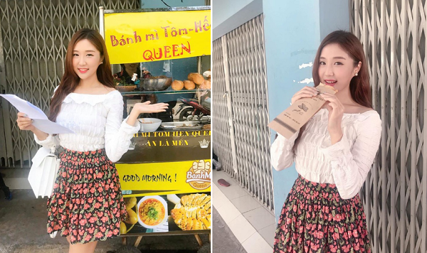 Ca sĩ Hàn Quốc khen ngợi bánh mì Việt Nam trên sóng truyền hình