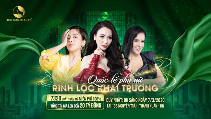 Hệ thống thẩm mỹ Thu Cúc Mega Beauty Center khai trương cơ sở thứ 3 tại Hà Nội