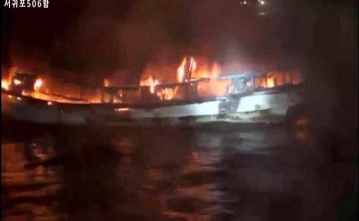 Hai lao động Hà Tĩnh mất tích trong vụ cháy tàu cá ở Hàn Quốc