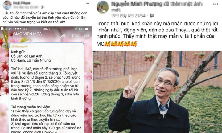 Hiệu trưởng gây 'sốt' khi trả 100% lương cho giáo viên trong mùa dịch Covid-19