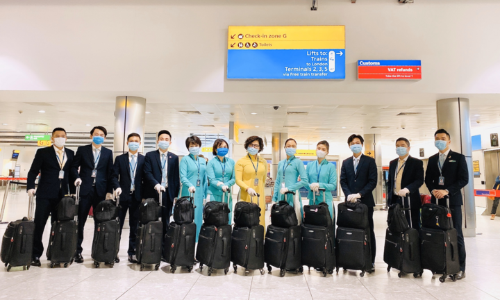 Vietnam Airlines tăng cường phòng dịch các chuyến bay giữa châu Âu và Việt Nam
