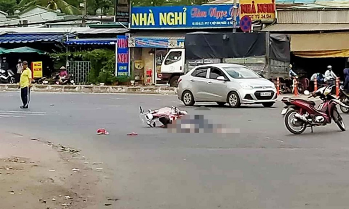 Xe đầu kéo cán chết người rồi bỏ chạy