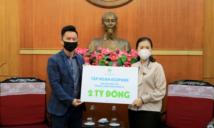 Tập đoàn Ecopark chung tay cùng cộng đồng phòng chống dịch Covid-19