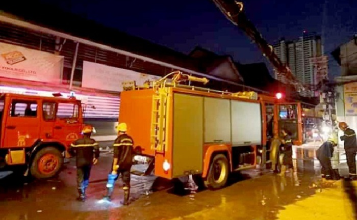 Điều tra vụ cháy gây chết người gần chợ hóa chất Kim Biên