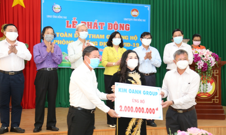 Kim Oanh Group đóng góp gần 3 tỷ đồng chống Covid-19