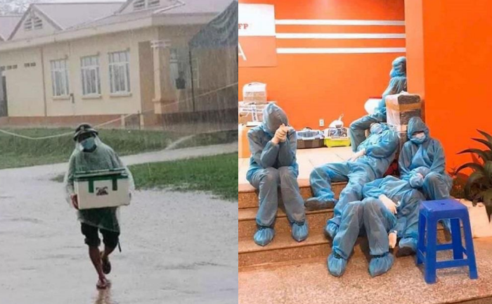 Lặng người trước những hình ảnh chạm đến trái tim từ nơi tuyến đầu chống dịch