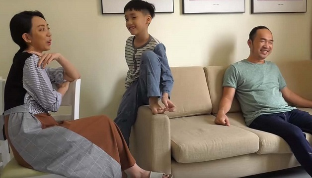 Thu Trang – Tiến Luật xúc động khi con trai trân trọng hạnh phúc gia đình