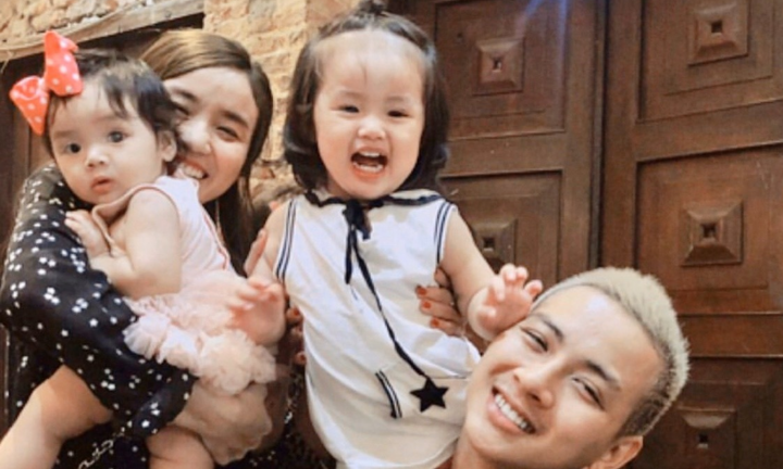 Hai con gái đáng yêu của Hoài Lâm và cháu gái danh hài Bảo Quốc