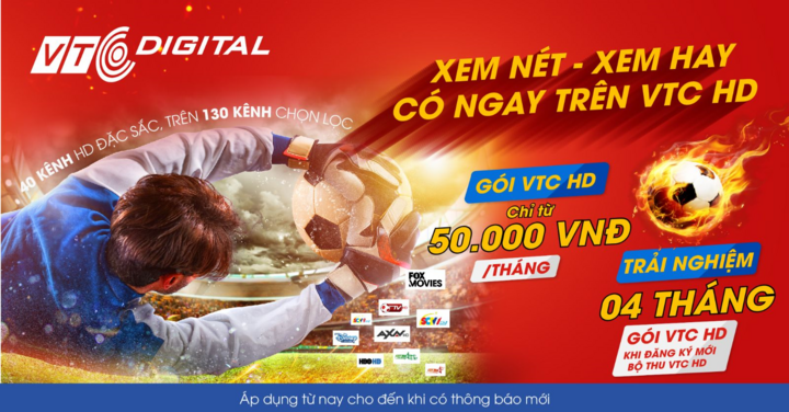 Ở nhà chống dịch - xem VTC, đăng ký HD - nhận ngay ưu đãi