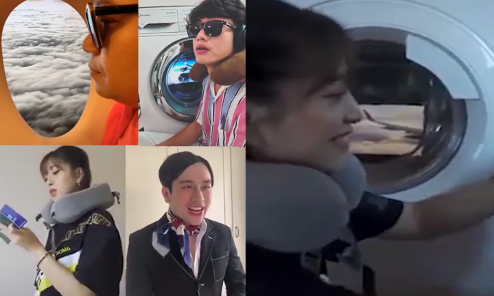 Video: Thèm du lịch mùa COVID-19, dân mạng thi nhau check-in sân bay tại... nhà