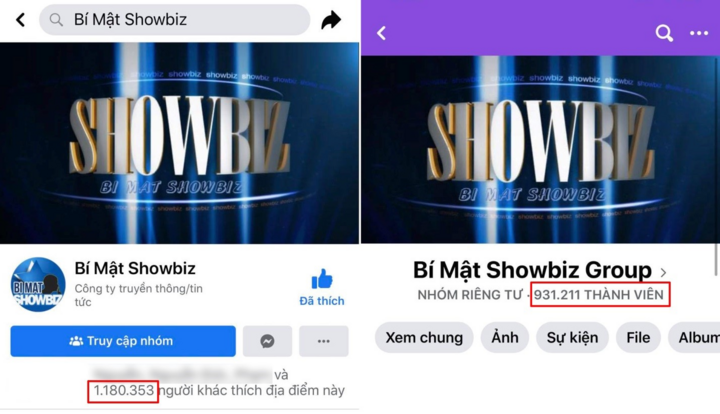Fanpage Bí Mật Showbiz – cộng đồng ý nghĩa về chủ đề người nổi tiếng