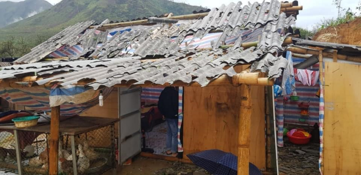 Cảnh tượng tan hoang sau cơn mưa đá, giông lốc ở Lai Châu