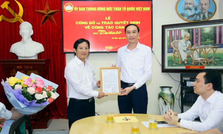 Nhà báo Lê Anh Đạt làm Phó Tổng Biên tập Báo Đại Đoàn Kết