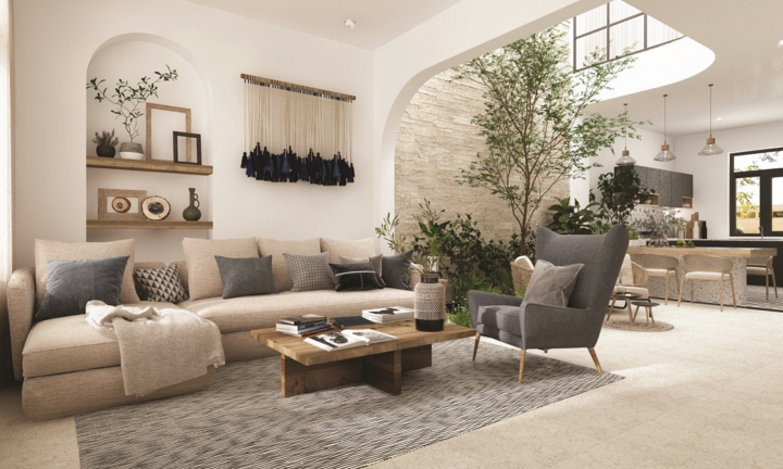 Mang hơi thở Địa Trung Hải vào không gian sống