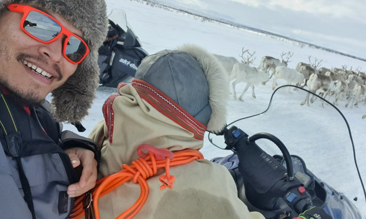 Kẹt ở Bắc Cực do COVID-19, phượt thủ Việt hằng ngày chăn tuần lộc