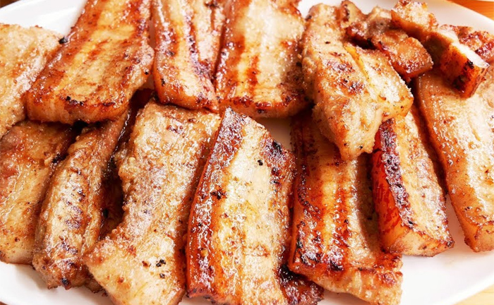 Nướng thịt ba chỉ bằng nồi chiên không dầu tuyệt ngon