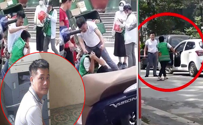 Tài xế GrabCar đánh túi bụi GrabBike sau mâu thuẫn giao thông: Công an vào cuộc