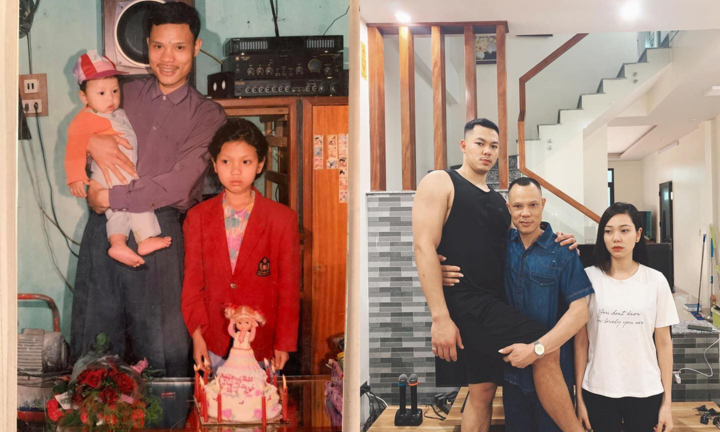 Cover ảnh cũ 24 năm trước, 3 bố con Hà Nội khiến dân mạng bật cười