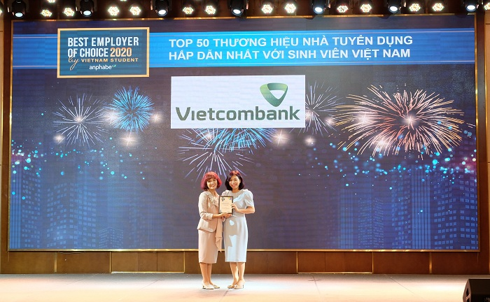 Vietcombank: Nhà tuyển dụng hấp dẫn nhất với sinh viên Việt Nam 2020