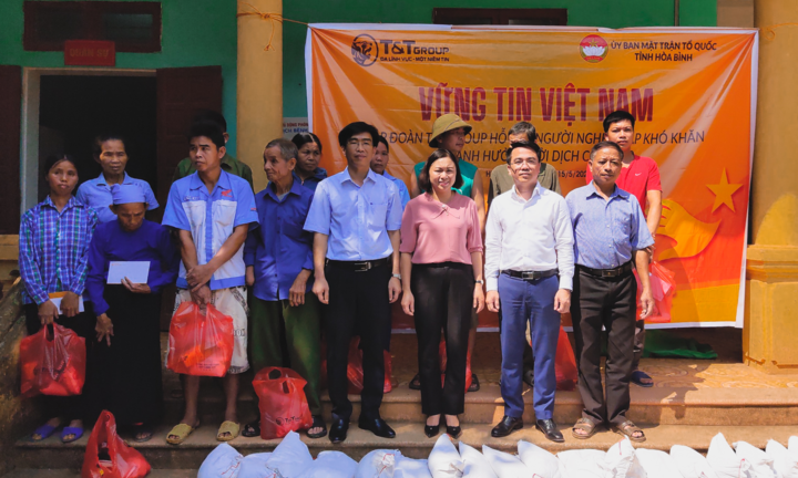 Niềm hạnh phúc của gần 6 nghìn hộ nghèo nhận hỗ trợ từ T&T Group