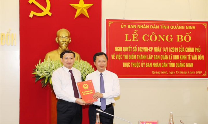 Phó Chủ tịch Quảng Ninh kiêm nhiệm chức Trưởng ban Quản lý Khu kinh tế Vân Đồn