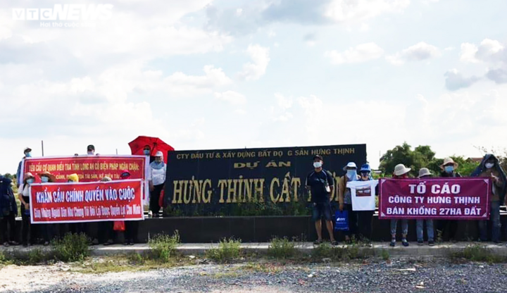 Khách hàng mua dự án Hưng Thịnh Cát Tường lại 'vác đơn' đến UBND Long An cầu cứu