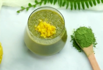 Giải nhiệt mùa hè với sinh tố xoài, chuối, trà xanh lạ vị