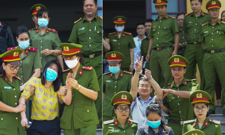 Xử gian lận thi ở Hòa Bình: Kẻ tươi cười hớn hở, người khóc ngất khi nhận mức án