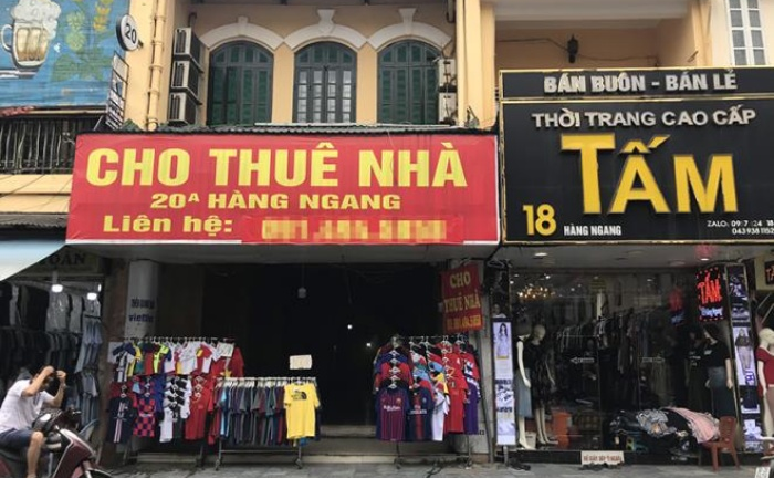 Gần 50% mặt bằng cho thuê ở phố cổ Hà Nội ế ẩm