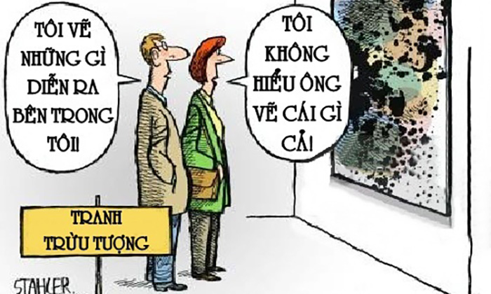 Hoạ sĩ trừu tượng mắc bệnh đường tiêu hóa