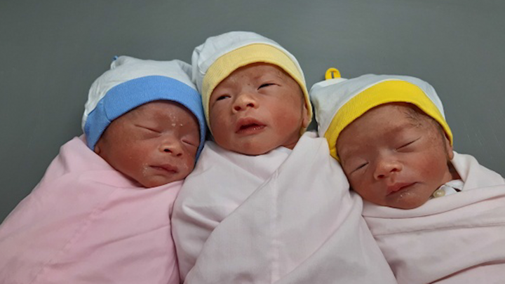 Mổ thành công cho sản phụ sinh 3 hiếm gặp ở An Giang