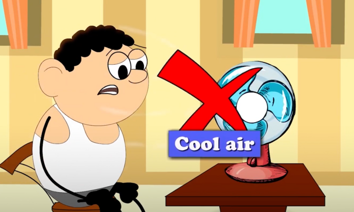 Quạt điện làm mát cơ thể thế nào? 