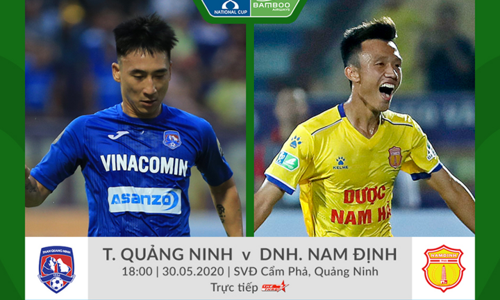 Video trực tiếp bóng đá Than Quảng Ninh vs Nam Định vòng 2 Cup Quốc gia 2020