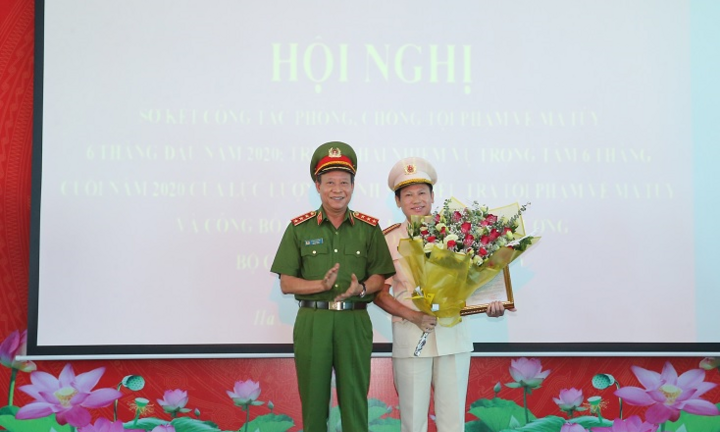 Phó giám đốc Công an Hà Nội làm Cục trưởng Cảnh sát điều tra tội phạm về ma túy