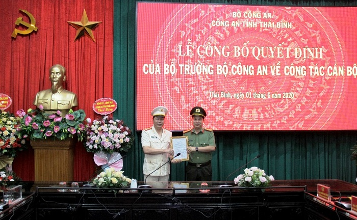 Trưởng phòng thuộc Bộ Công an làm Phó giám đốc Công an tỉnh Thái Bình