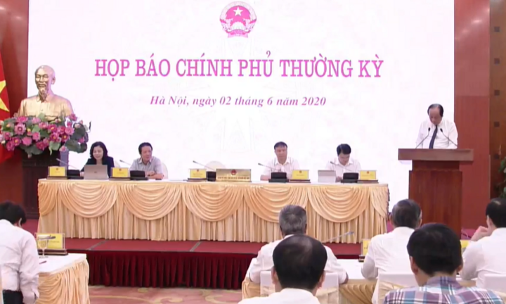 TRỰC TIẾP: Họp báo Chính phủ thường kỳ tháng 5/2020