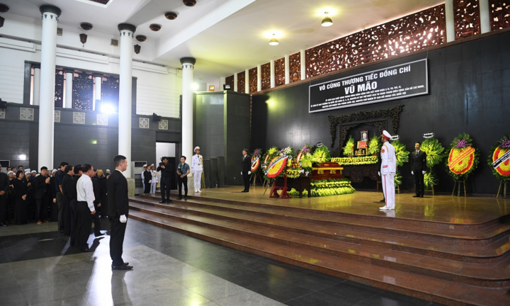 Lãnh đạo Đảng, Nhà nước dự lễ tang ông Vũ Mão