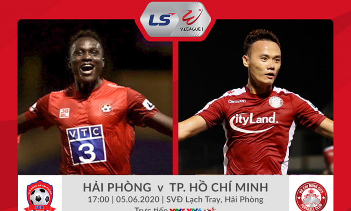 Trực tiếp Hải Phòng vs TP.HCM vòng 3 V-League 2020