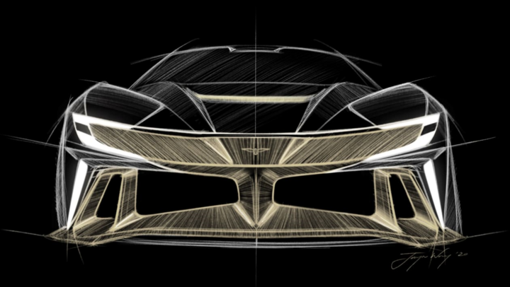 Naran Hypercar động cơ giữa công suất 1.034 mã lực