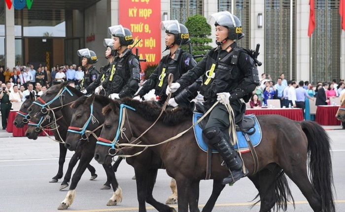 Cảnh sát cơ động Kỵ binh có thể tham gia lễ đón nguyên thủ các nước