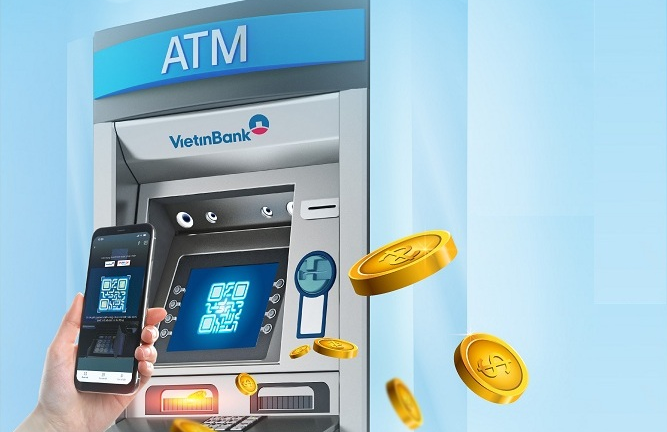 VietinBank triển khai rút tiền bằng mã QR tại ATM