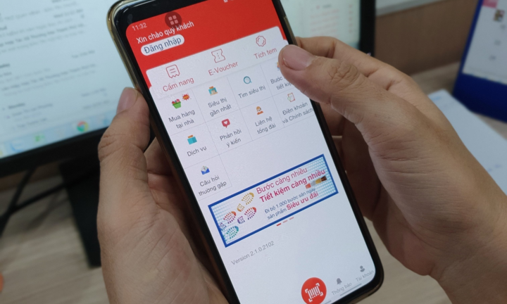 Co.opmart chăm sóc sức khỏe khách hàng bằng ứng dụng trên điện thoại