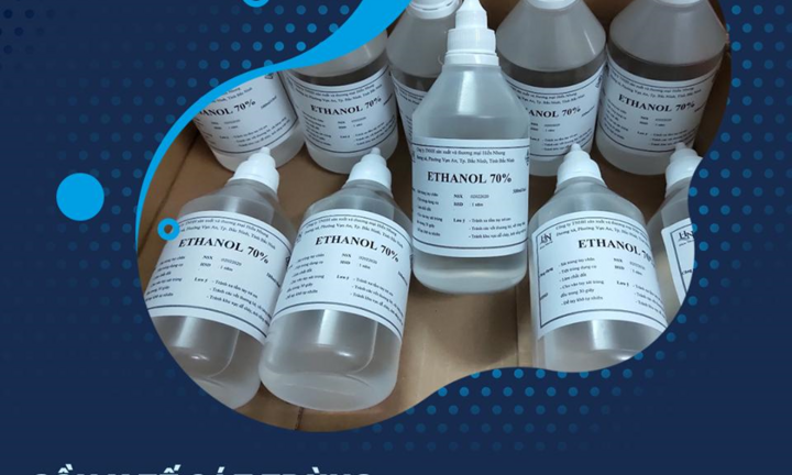 Nhầm lẫn của người sử dụng giữa cồn công nghiệp tẩy rửa và cồn ethanol sát trùng