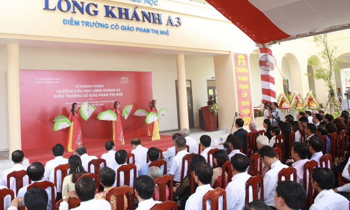 Khánh thành trường Tiểu học Long Khánh A3 – Điểm trường cô giáo Phan Thị Nhế 