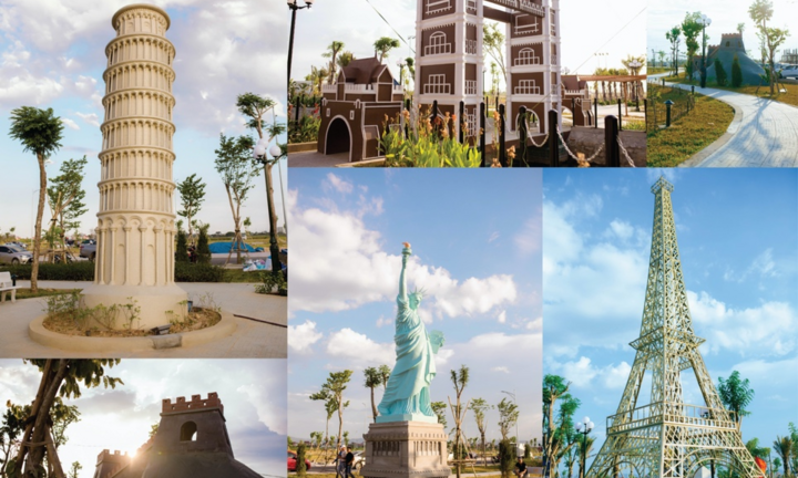 Kỳ quan khắp thế giới được tái hiện tại Công viên Năm Châu – Nghệ An