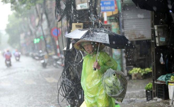 Bắc Bộ mưa dông, đề phòng lốc, sét và mưa đá